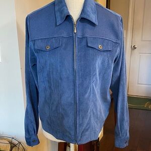 Alfred Dunner womens Corduroy  Blue  Jacket size 6 P